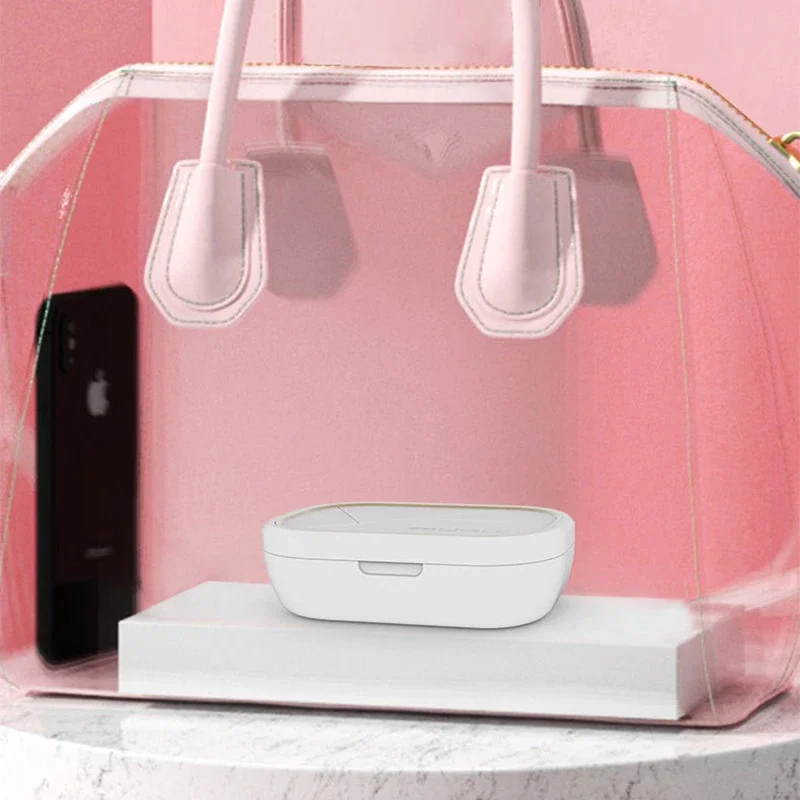 Contact Lens Cleaner LED Liquid Crystal Display Portable Color Contact Cleaning Box Electric Ultrasonic Cleaner