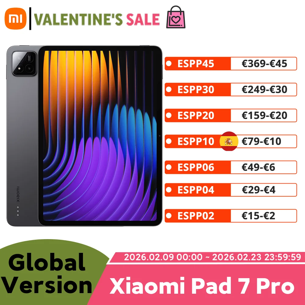 Versión Global Xiaomi Pad 7 Pro 11.2» 3.2K 144Hz Pantalla Snapdragon 8s Gen3 8850mAh 50MP Cámara Xiaomi HyperOS 2 MI Pad 7 Pro