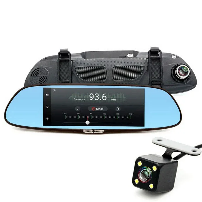 

Full HD 1080p 7 inch 3g wifi blue tooth rear view camera android rear view mirror gps navugation car rear view camera