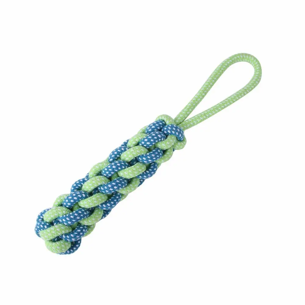 Bite Resistant Dog Spring Pole Toys Cotton Rope 5M Dog Teething Dog Spring Pole Toys Tug Hanging Exercise Cotton Rope