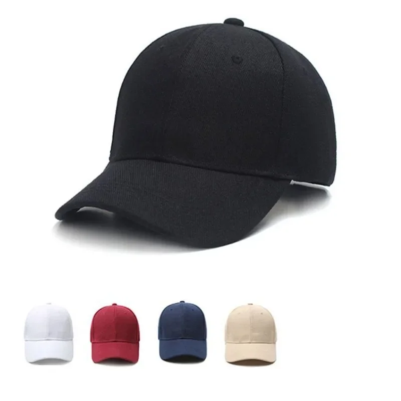 Baseball Cap Men and Women Solid Color Denim Adjustable Sports Cap Suitable for Young Boys GirlsTennis Golf Cap