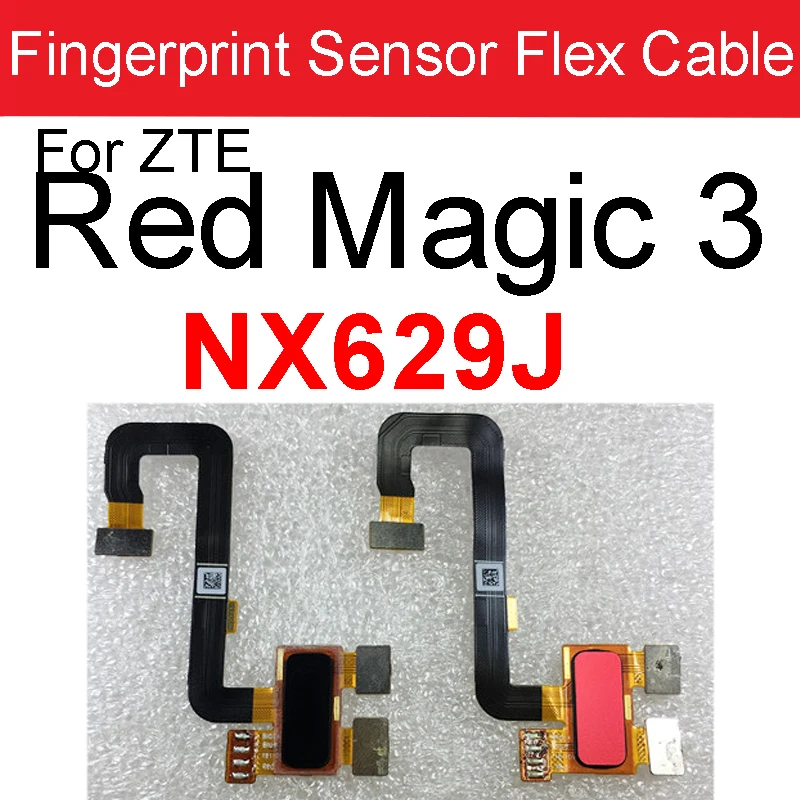 Fingerprint Sensor Button Flex Cable For ZTE Nubia Red Magic NX609J Mars NX619J 3S 3 NX629J Home Key Return Flex Ribbon Parts