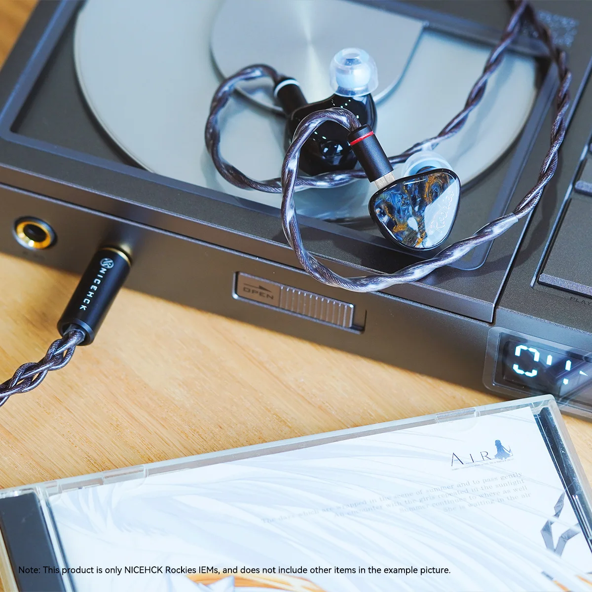 【البيع المسبق】NICEHCK Rockies In Ear Monitor 1DD+2 Knowles BA+2 Sonion EST Hybrid Drivers 2-in-1 Plug Resin Shell 2Pin HiFi Earpho