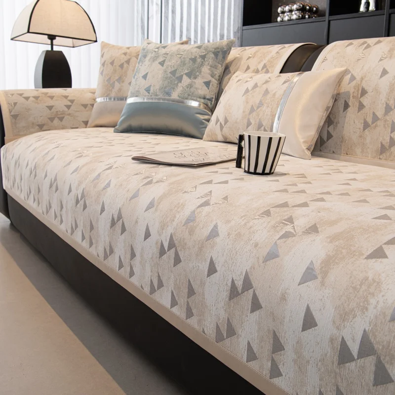 

1PC Chenille Sofa Cushion for Four Season Universal Couch Cover Mat Dust-proof Non-slip Sofa Seat Pad for Living Room Decor 방석쿠션