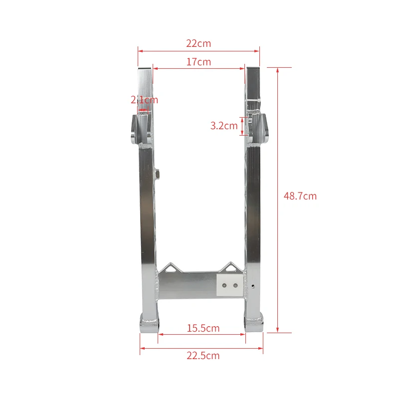 Imagem -02 - Motocicleta Elétrica Single Sided Swing Arm Garfo Plano Traseiro Modificado Venda Quente Especial 2023