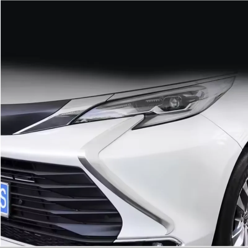 Car Front Bumper Protector Trim ABS For TOYOTA Sienna 2021-2024 Anti Scratch Anti-collision Corner Guard Decorative Protection
