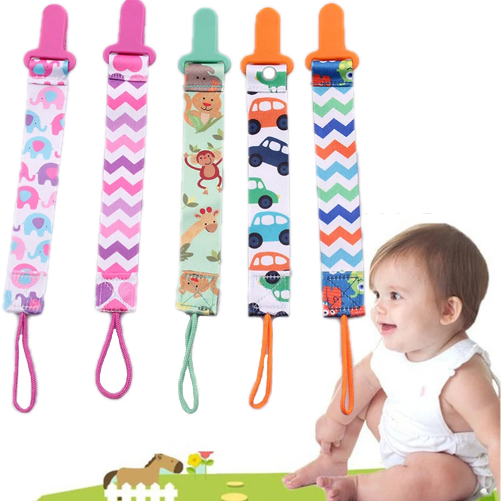 

Cute Cartoon Dummy 3 Pcs/Set Soother Anti-drop clip Nipple Holder Pacifier Chain Baby Pacifier Pacifier Clip