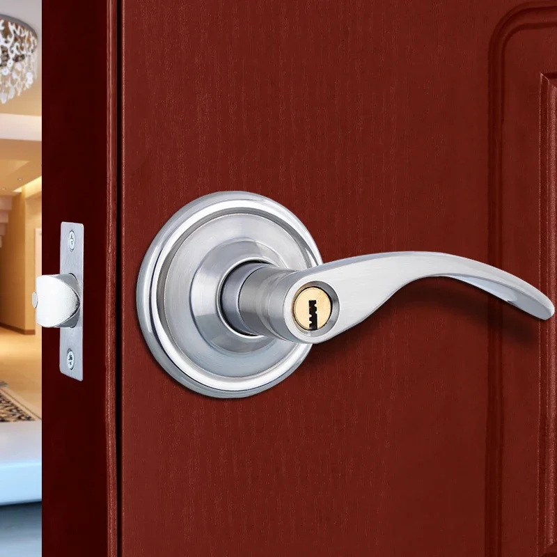 

Rong Li Silicon Stainless Steel Ball Lock Indoor Bedroom Door Lock Pure Copper Lock Cylinder Universal