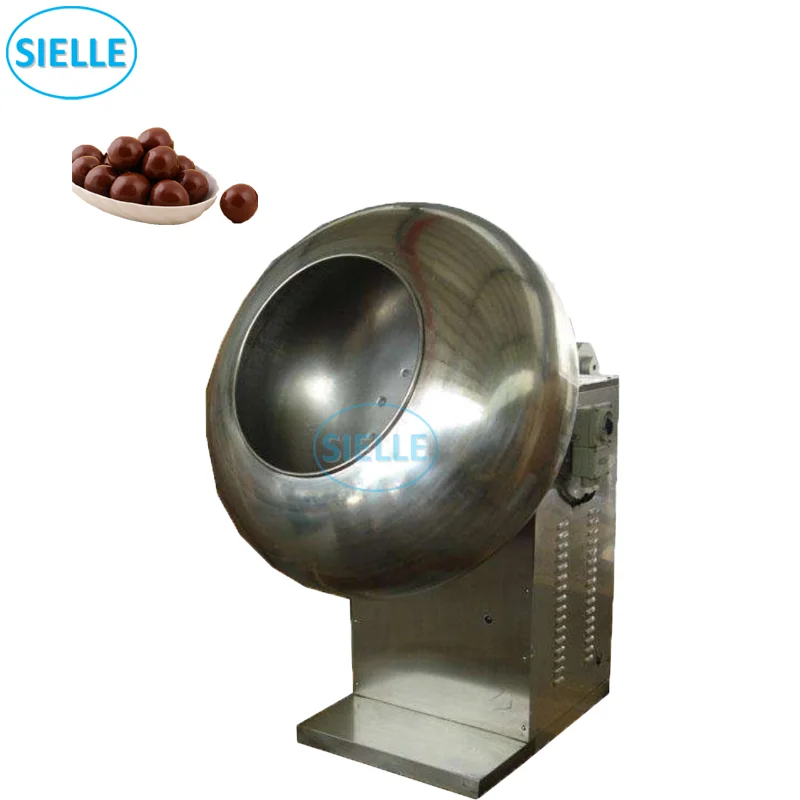 Automatic Peanut Chocolate Sugar Pill Dragee Coating Machine Price