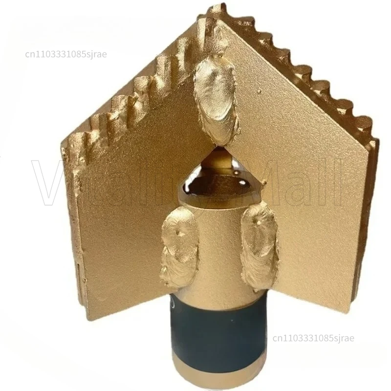 

High Quality Full Tooth 3 Wing Alloy Bit Large/Well Drilling Medium Octagonal Arc Drill, Mud Pump Accessories 3 Blade Drill