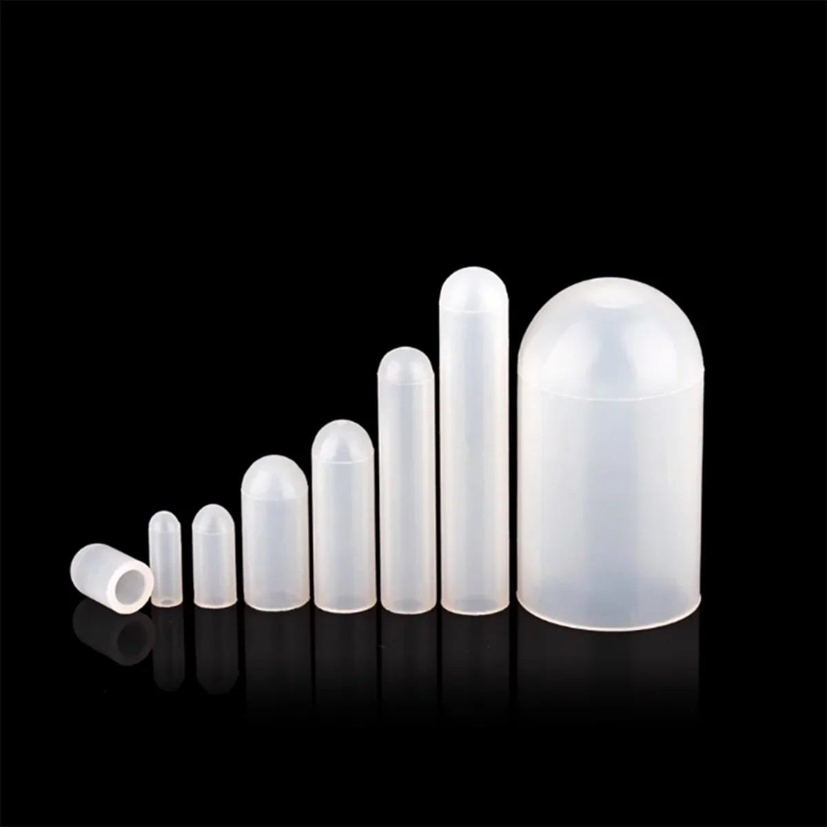 High Temperature Resistant Silicone Protective Cap/Screw Anti-Collision Tube Cover/Electroplated Electrophoretic Rubber Dust Cap - Image 6