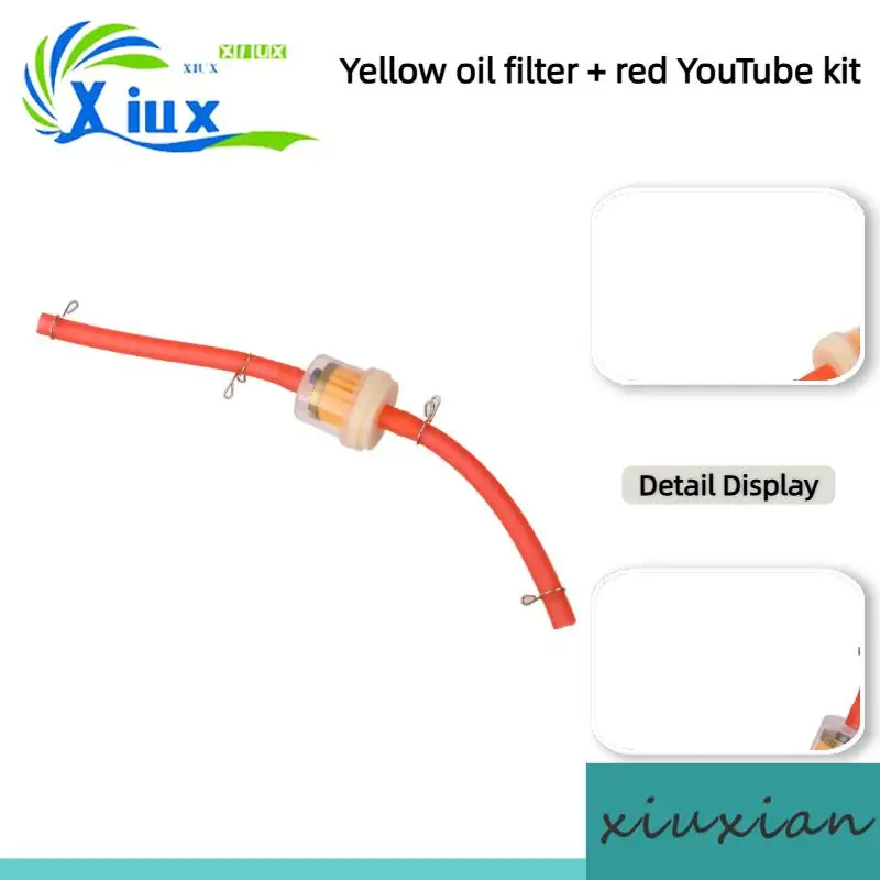 

Motorcycle Universal Gas Fuel Filters and Fuel Pipe For 49cc 50cc 110cc 125cc Motocross Dirt Pit Bike Moped Scooter ATV Go Kart