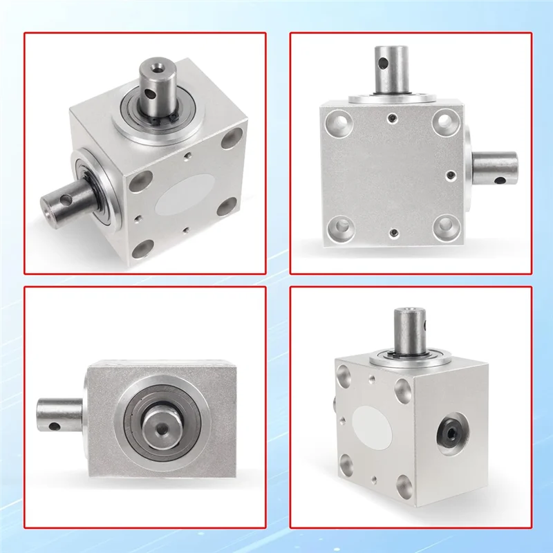 A88E-Tapered Bevel-Gearbox Rasio 1:1 Roda Kemudi Sudut Kanan 90 °   Angel Drive Output Tunggal Poros 15Mm 1,5 Modul 20 Baja