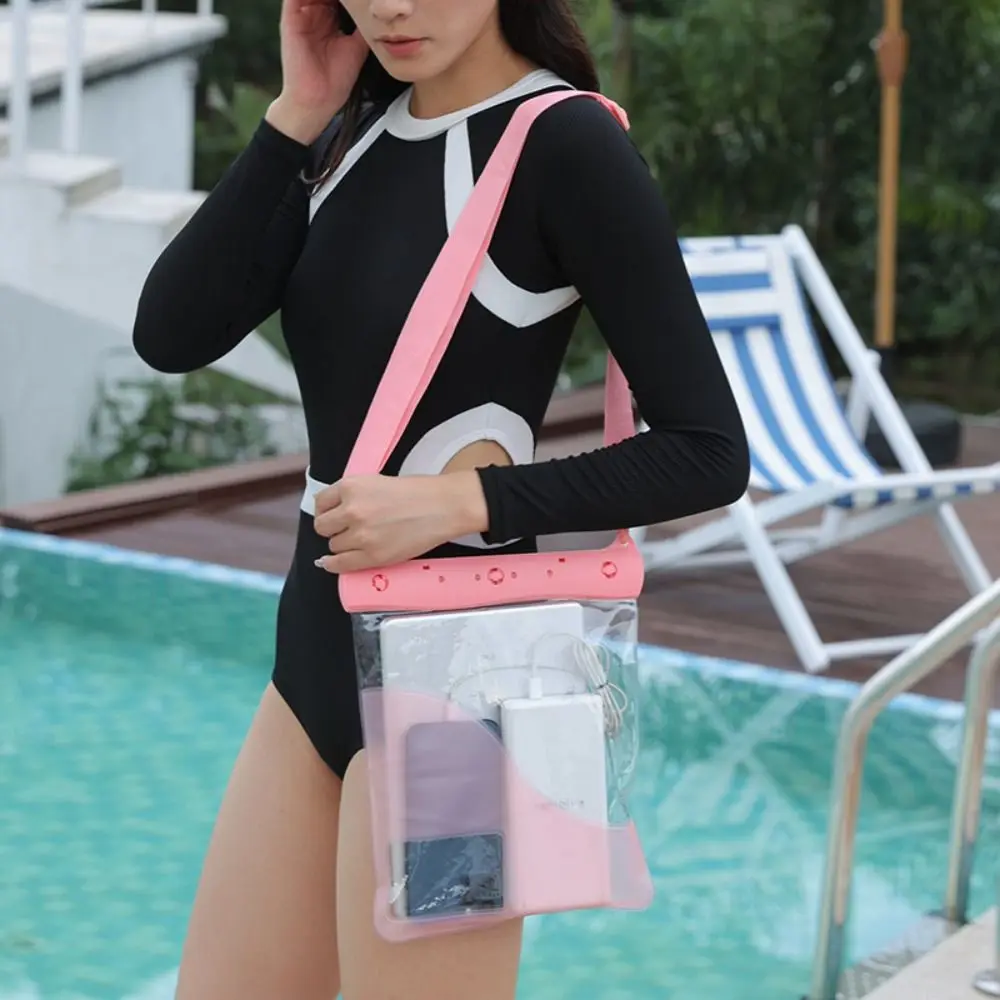 

Touchable Screen Swimming Waterproof Bag IPX8 Waterproof Floating Mobile Phone Waterproof Bag PVC Underwater