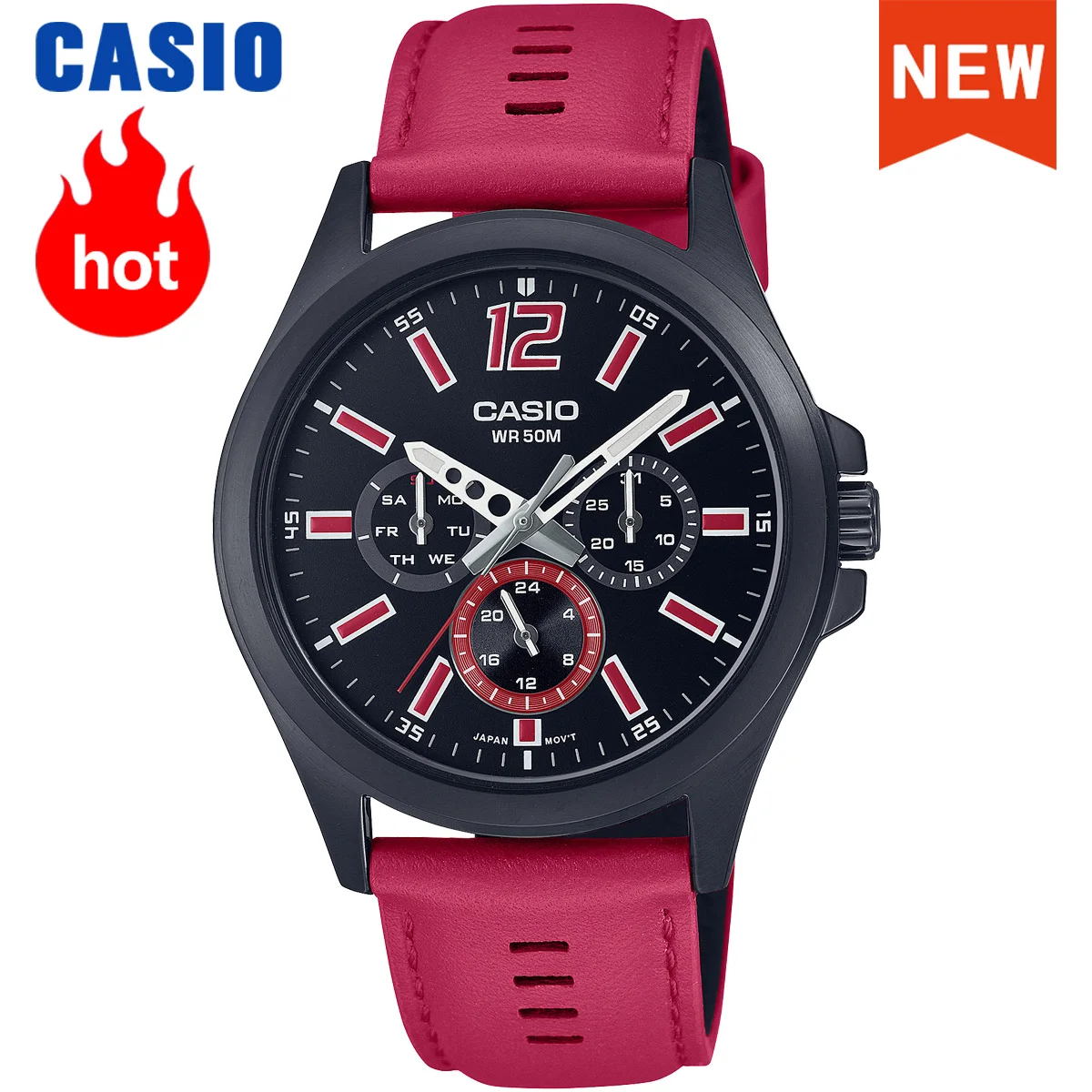 Casio watch for men fashions Trends business Casual Simple Waterproof Quartz watch relogio masculino New for 2023 MTP-E350