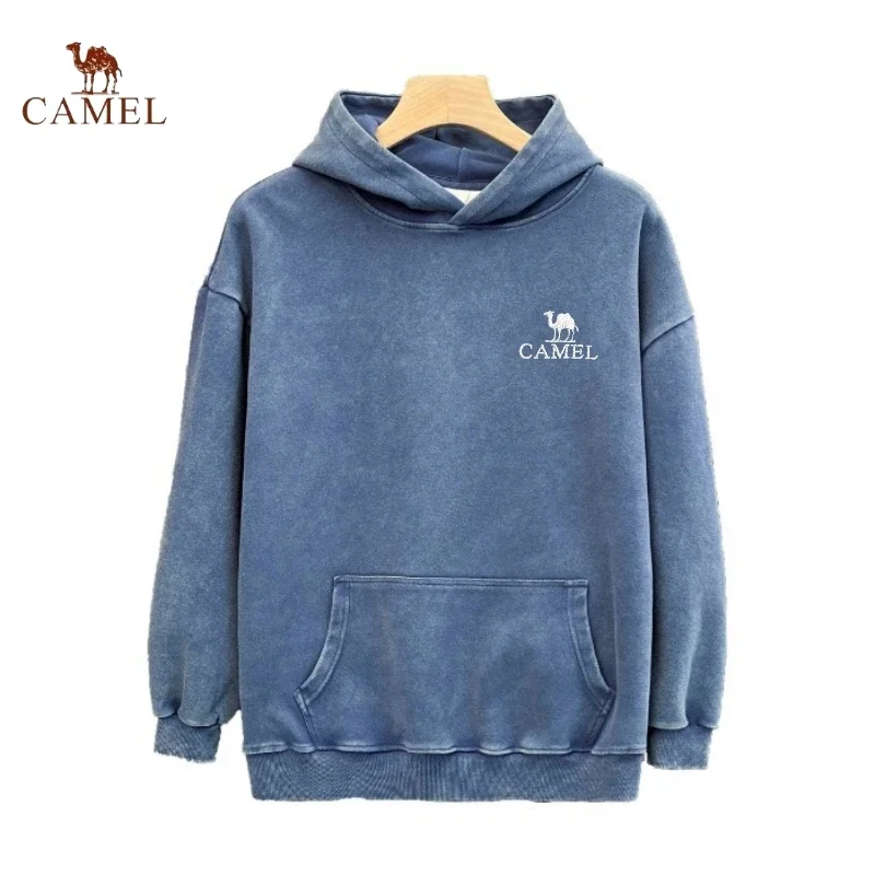 

Autumn and Winter Men's High-quality Pure Cotton Hoodie New Couple Retro Fashion Casual Warm Street Sports Shirt Top