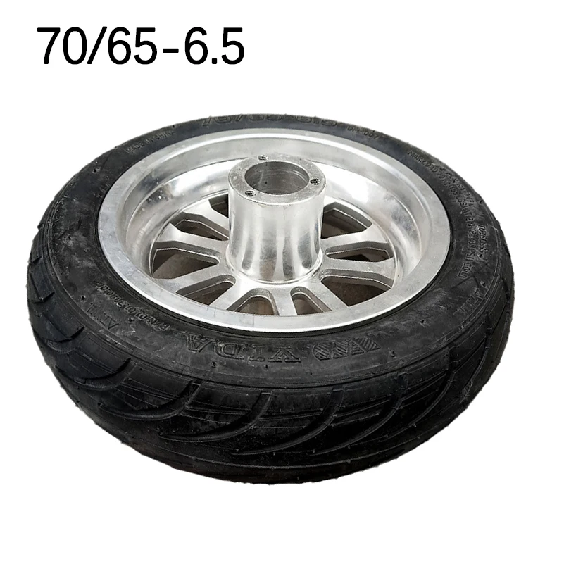 10 inch Inflatable wheels 70/65-6.5 Tubeless tire Vacuum Tyre with 6.5