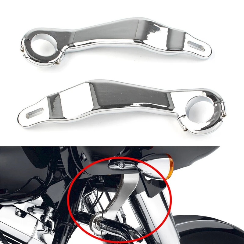 1 paio di staffe per cofano moto per Road Glide FLTRU FLTRX FLTRXS FLTRUSE 2015-2023 kit di montaggio supporto carenatura