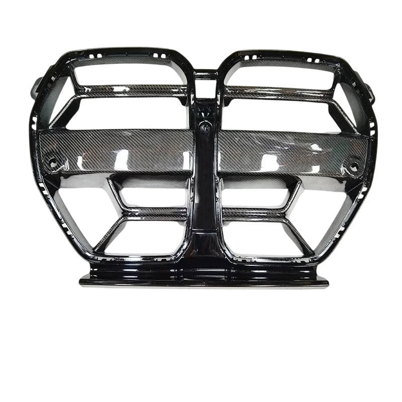 

For Bmws M3 G80 M4 G82 Car Grille Real Carbon Fiber Front Bumper Grille Csl Style Car Front Grill