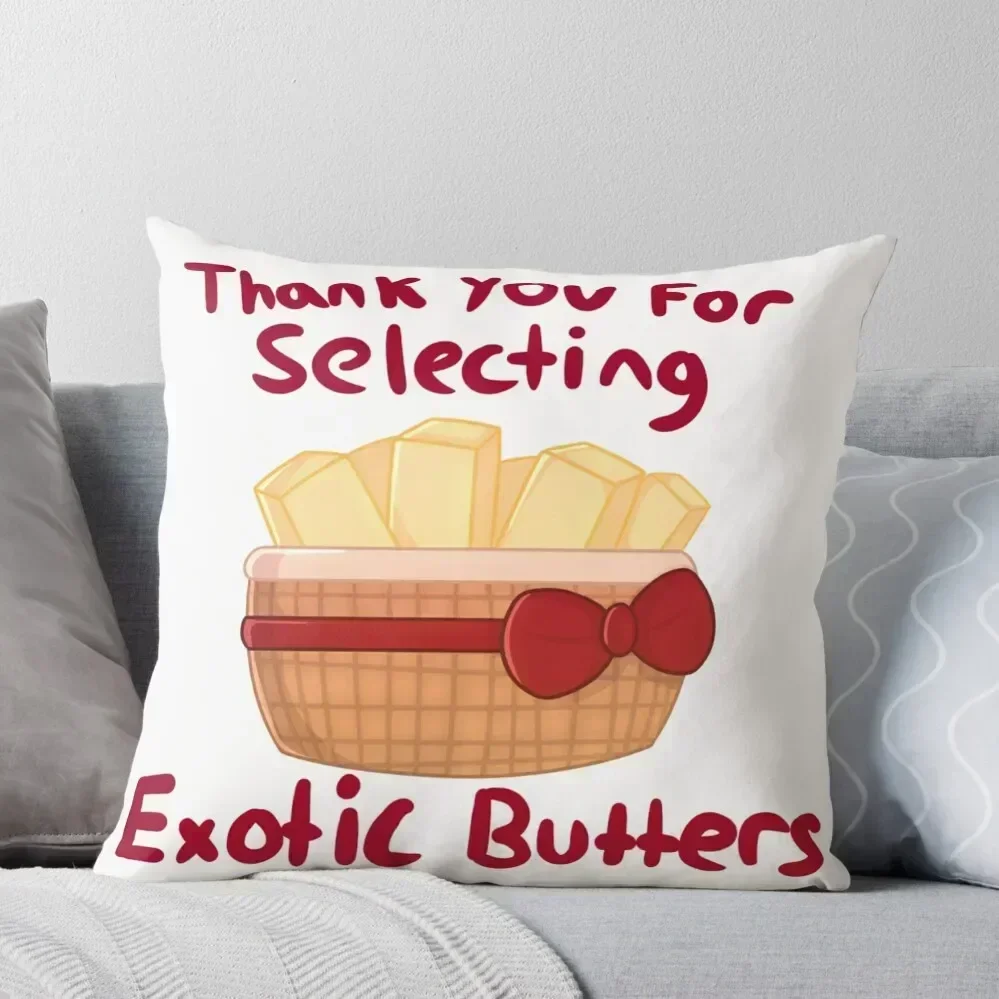 

Exotic Butters Throw Throw Pillow Pillow Covers Decorative Cushions Home Decor luxury covers home decor items pillow