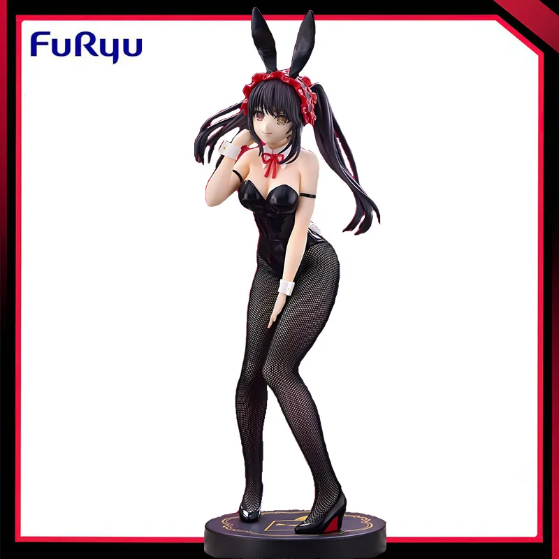

In Stock Original FuRyu BiCute Bunnies DATE A LIVE V Tokisaki Kurumi Limited Action Figure 29cm Model Decoration Collectible Toy