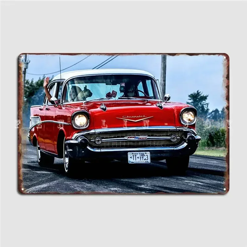 57 Old Car Metal Pl… - image