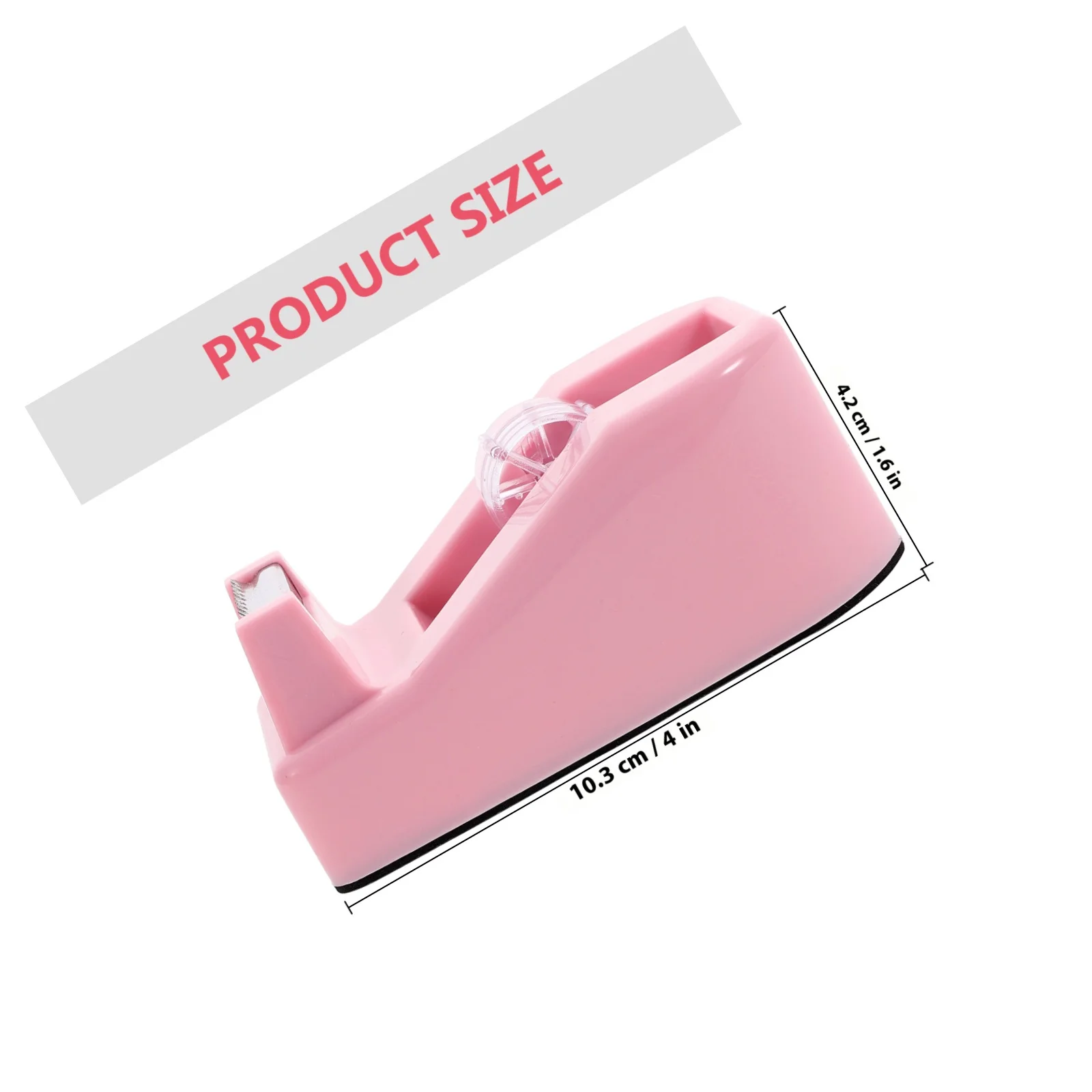 GAXIRE Cute Tape Dispenser Plastic Holder for Handed Cutting Tool Home Office Lightweight Sturdy Blade Quick Use