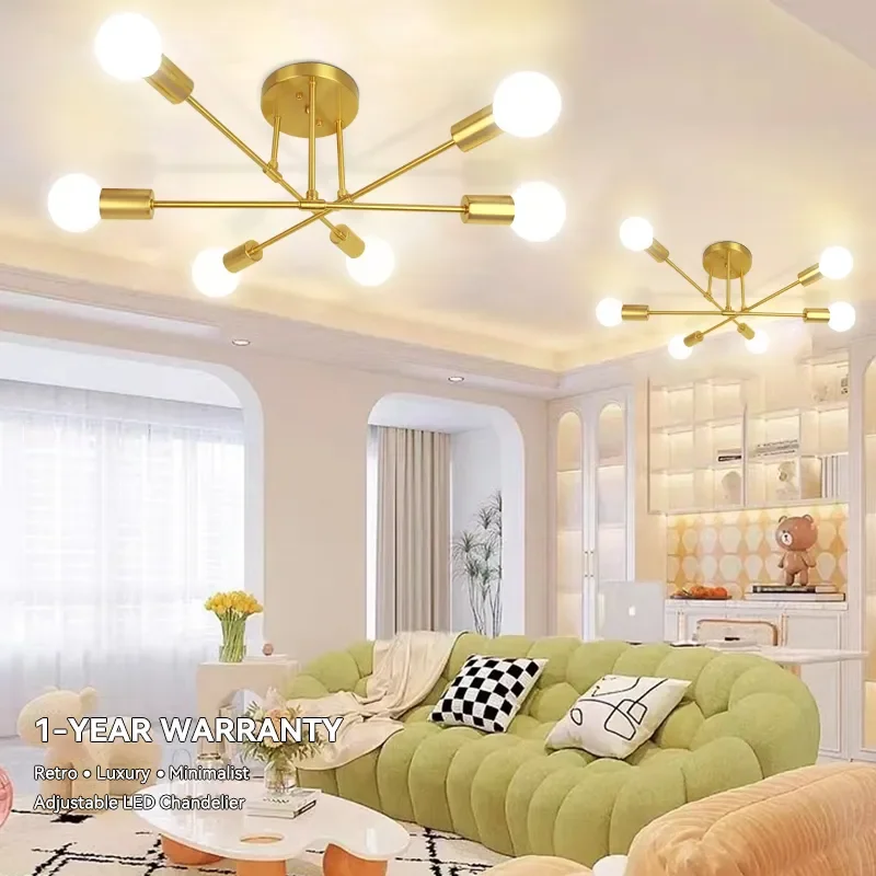 LED Kronleuchter moderne Decken leuchte 85V-265V Vintage Esszimmer Kronleuchter Licht für Küche Wohnzimmer Schlafzimmer Wohnkultur Pendel leuchte