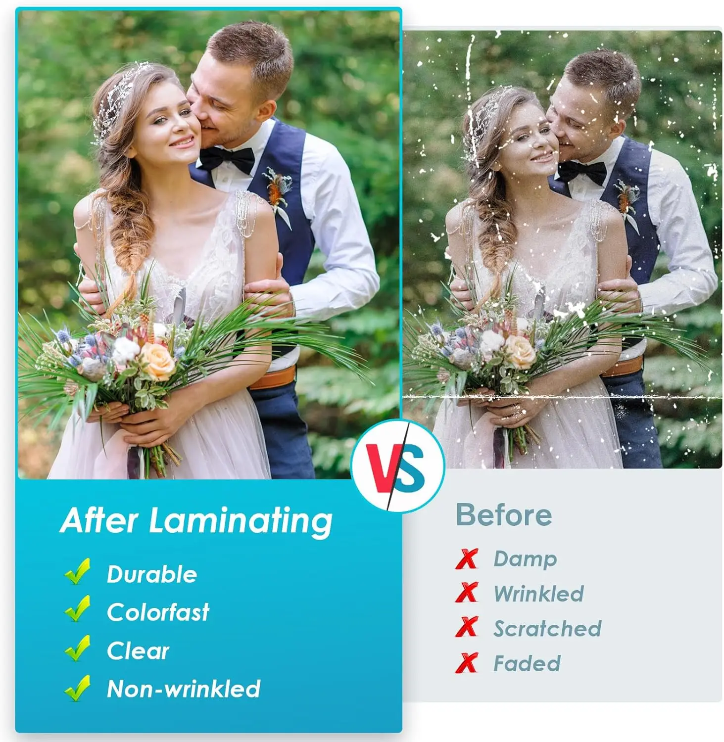 50 ورقة فيلم الترقق البارد الزجاج المكسور بطاقة الهولوغرام صور وملصقات الفينيل ملصق ورقة شفافة الترقق ذاتية اللصق #6