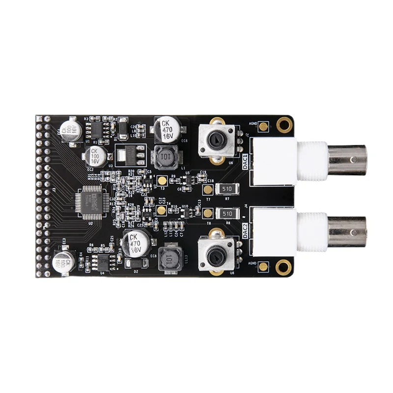 14-Channel Dual-channel DA Module Matching Black Gold FPGA Board Digital-to-Analog Converter Module (Without FPGA Main Board)