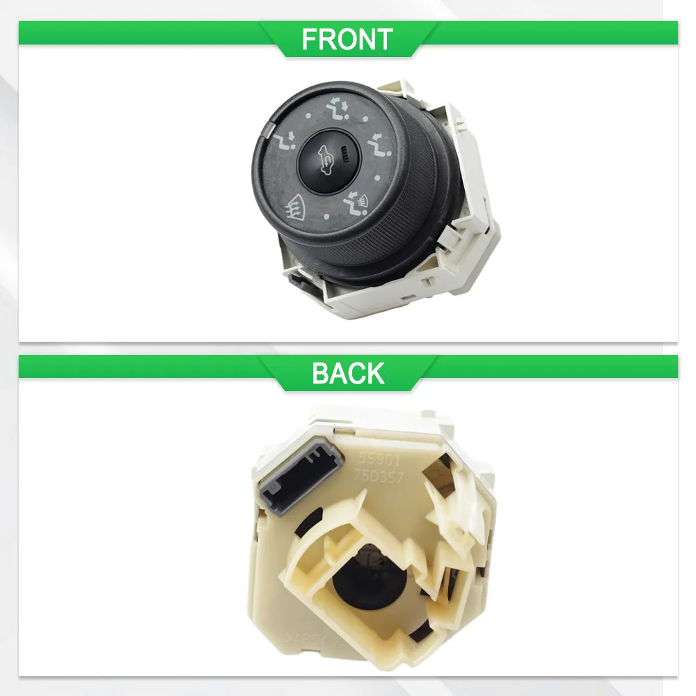 AC Heater Control Switch 55901-12220 For Toyota Corolla CE Sedan 4-Door 1.8L 1794CC l4 GAS DOHC Naturally Aspirated 2009