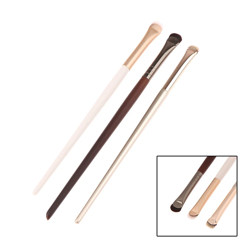 Upgrade Half Round Blade Eye Liner Makeup Brush Thin 1Pcs Crescent Eyeliner Brush Draw Eyeliner Eyeband Contour Makeup Tools