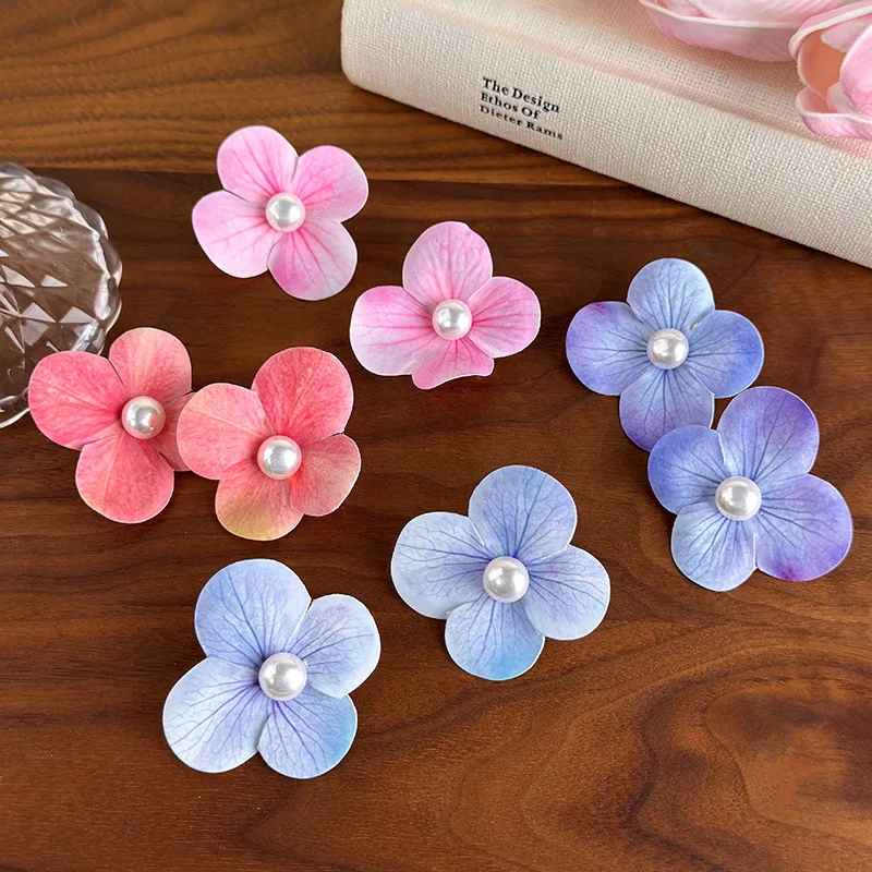 Pendientes de Perlas con Forma de Orquídea Phalaenopsis: Pendientes Etéreos y de Ensueño, Perfectos para Fotos en la Playa y Ambiente Vacacional