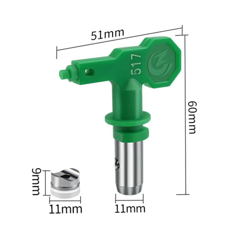 Airless Tips OPRS Nozzle 1-8 Series Airless Spray Tip for Fine High Pressure Nozzle Protection Airless Spray Painting