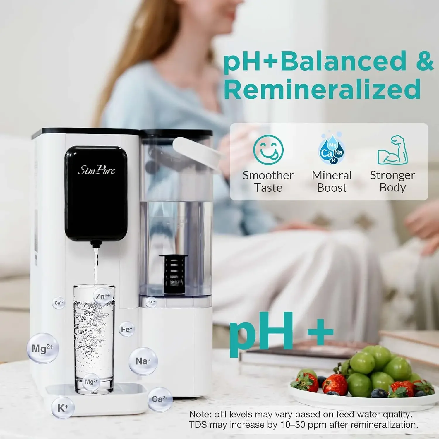US Shipping Brand new US WarehouseY9A UV Countertop Reverse Osmosis Water Filter, Alkaline | Remineralization 6 Stage Purificati