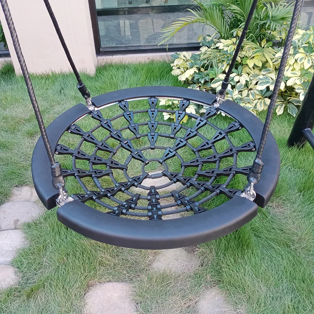 

New Design High Quality Children Adult Outdoor Playground Accessories 100cm Round Net Swing