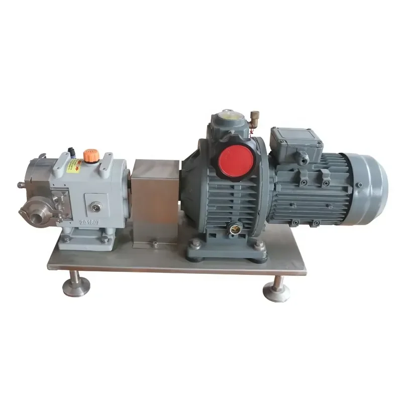 Stainless steel high pressure volumetric rotary cam pump