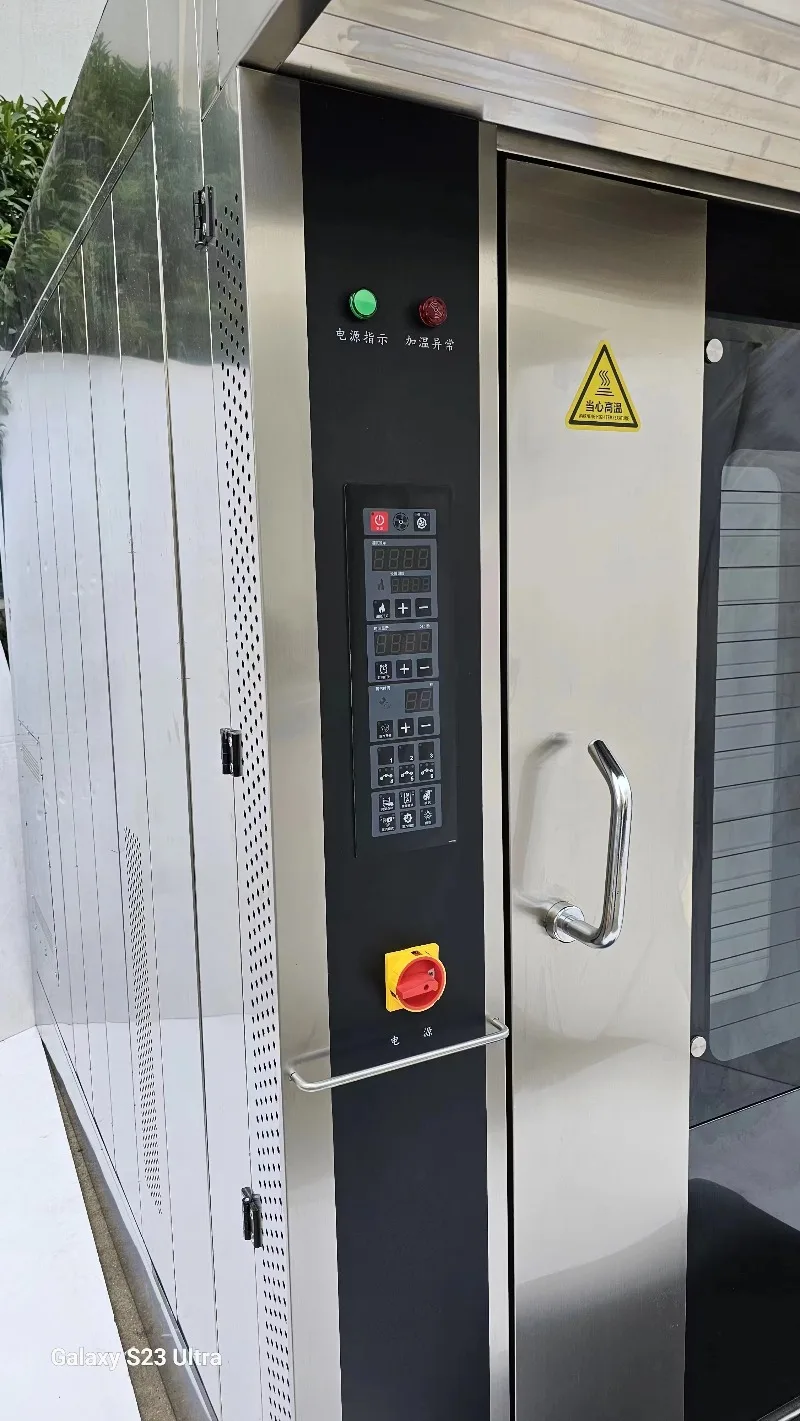 32/64-Tray Commercial Industrial Rotary Rack Pizza Ovens New Large Baking Equipment for Electric/Gas/Diesel Bakeries Bread