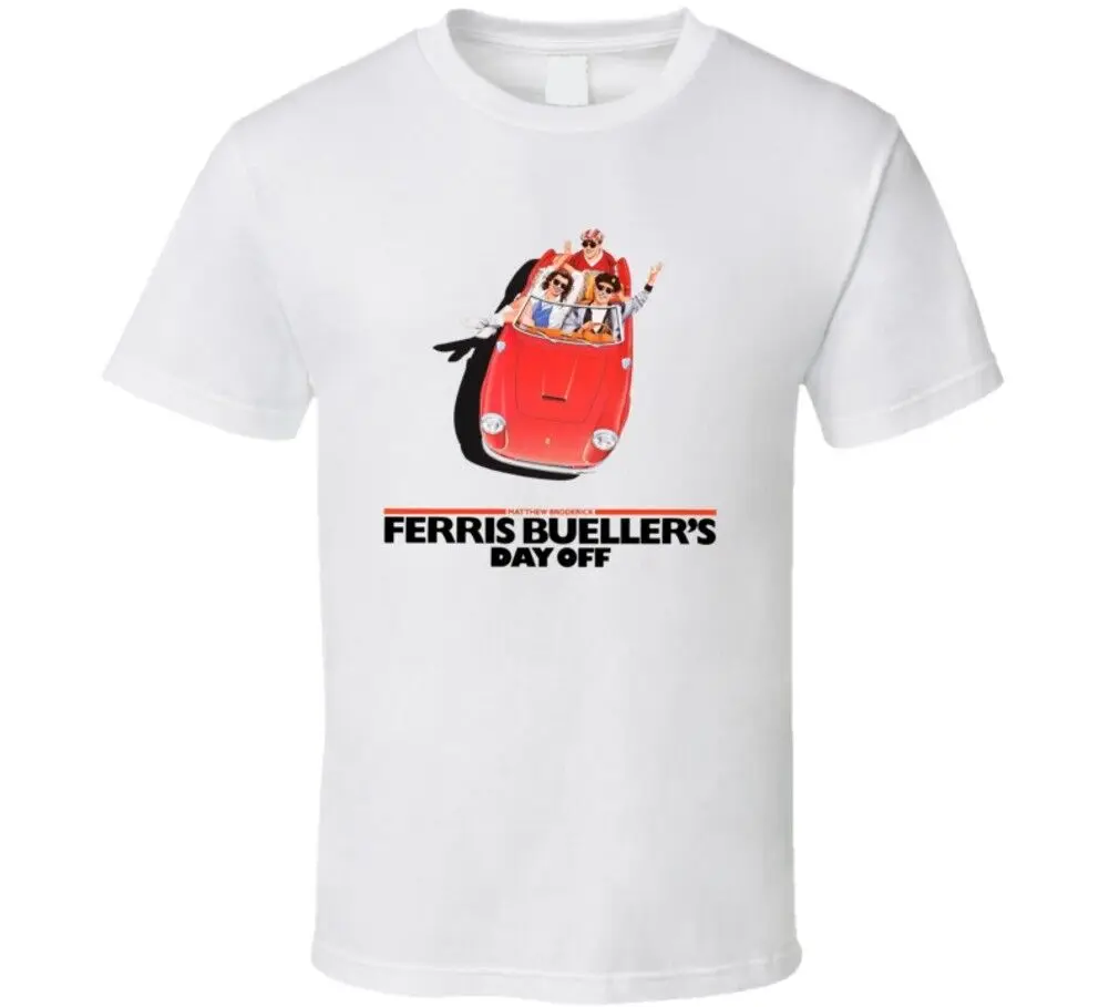 

Ferris Bueller's Day Off Retro 80's Comedy Movie T Shirt