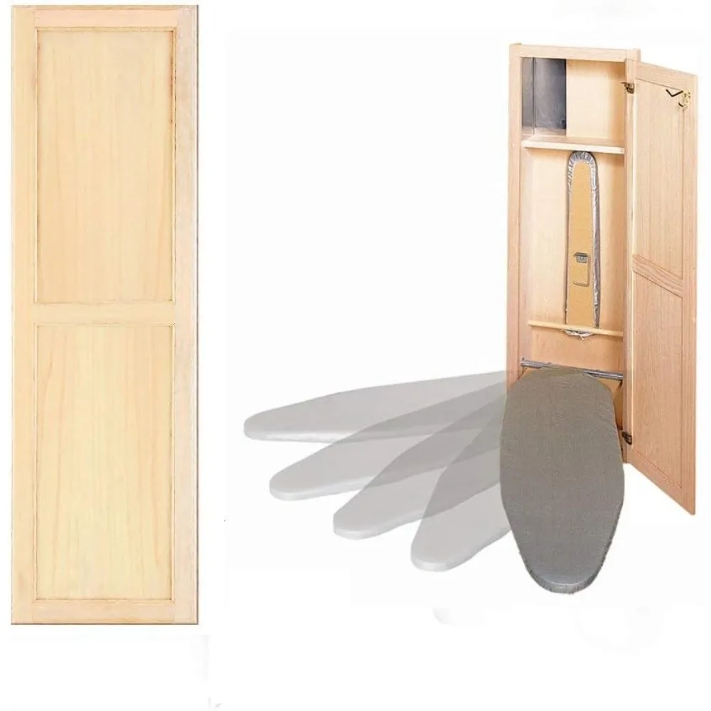 

Hideaway Ironing Board Supreme Unfinished Maple with Raised Panel Door