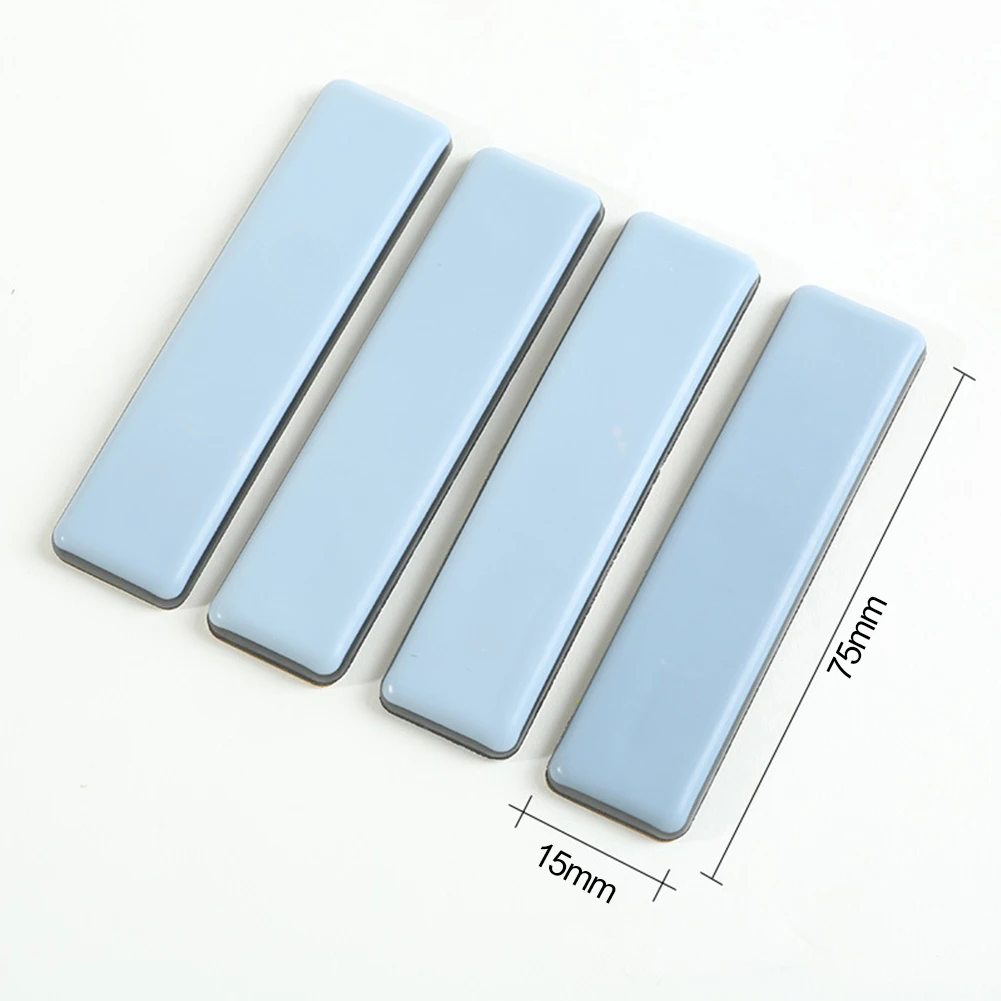 12 Stuks Meubels Zweefvliegtuigen 15X75Mm Zelfklevende Slip Pads Zware Meubels Sliders Zweefvliegtuigen Verhuizers Glijbaan Set Home Verbetering Onderdelen