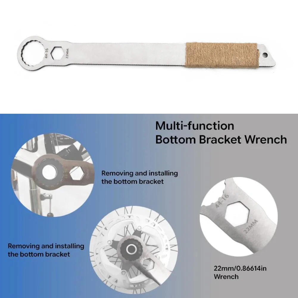 

1pcs Wrench For 44-16 Toothed Bicycle Bottom Bracket Remover Locking Ring Wrench Bicycle Repair Tools