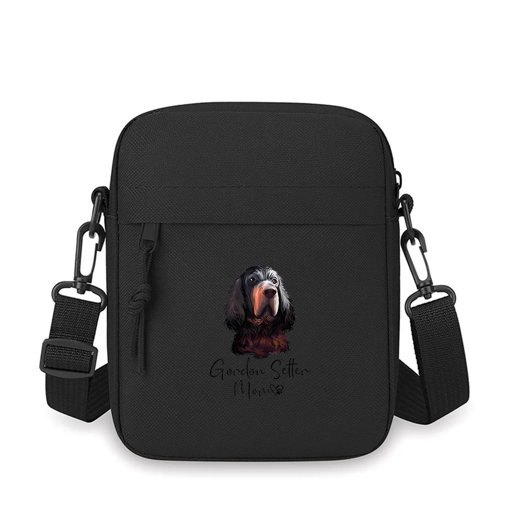 

Gordon Setter Mom Dog Face Men Crossbody Bag Single Shoulder Women Cartoon Anime Film Printing Design Unisex