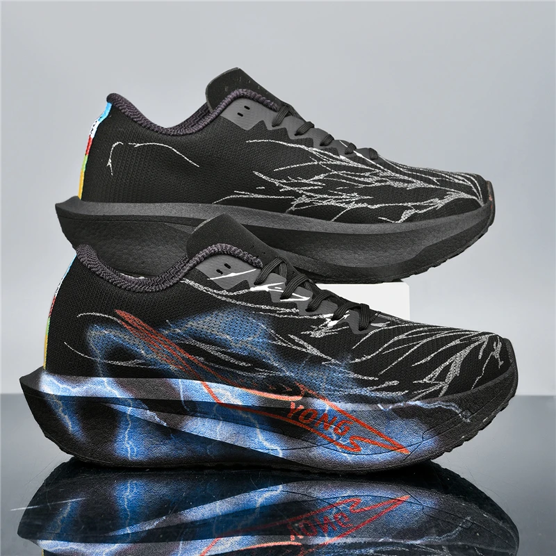 

Running Shoes New 2025 Running Shoes Running Shoes Summer Student Breathable Couple Carbon Plate Shock Absorption Sports Shoes