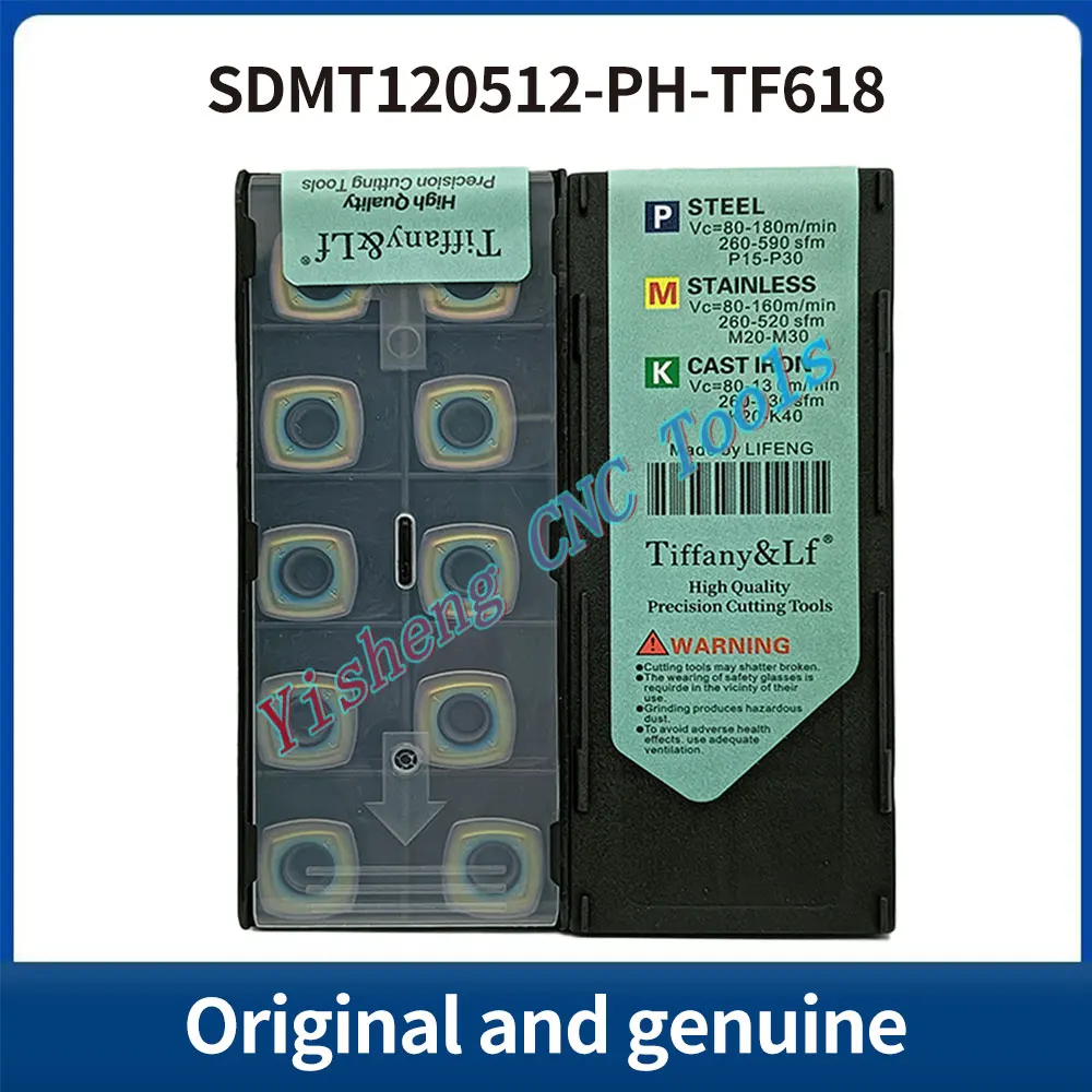 

DESKAR 100% Original SDMT120512-GH SDMT120512-PH SDMT150512-PH LF6018 LF6018 TF618 CNC cutting tool