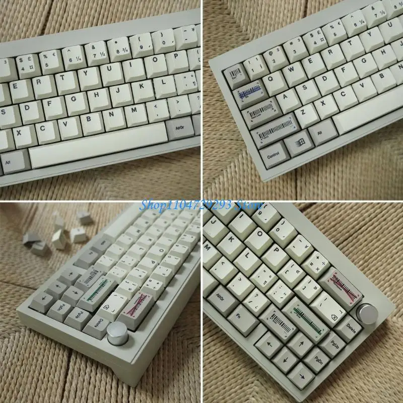 

Y2GD Replacement Cap Set 143 Pieces PBT Heat Sublimation for Mechanical Keyboard