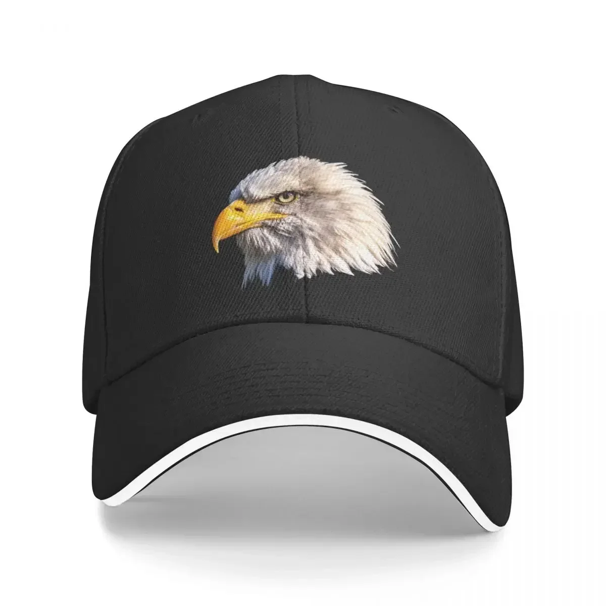 Bald Eagle Head Art Baseball Cap Uv Protection Solar Hat Streetwear Vintage Women's Hats for The Sun Men