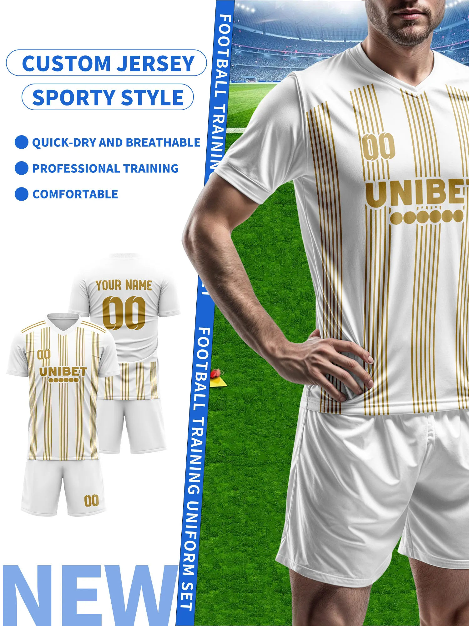 

Персонализированная футбольная форма, футболка с именем и номером на заказ, подарок для команды, футбольная форма в подарок на день рождения.