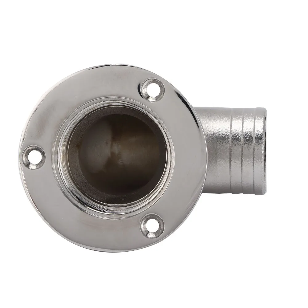 

Drainage 1.5in OD Deck Drain Scupper 316 Stainless Steel Heavy Duty Boat Deck Drain Thru Hull Drainage Floor Drain