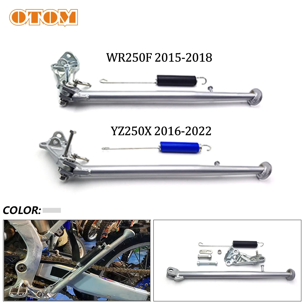 

Motorcycle Kickstand Side Stand Kit Motocross Parking Footrest Bracket For YAMAHA YZ125X YZ250X YZ250FX YZ450FX WR250F WR450F